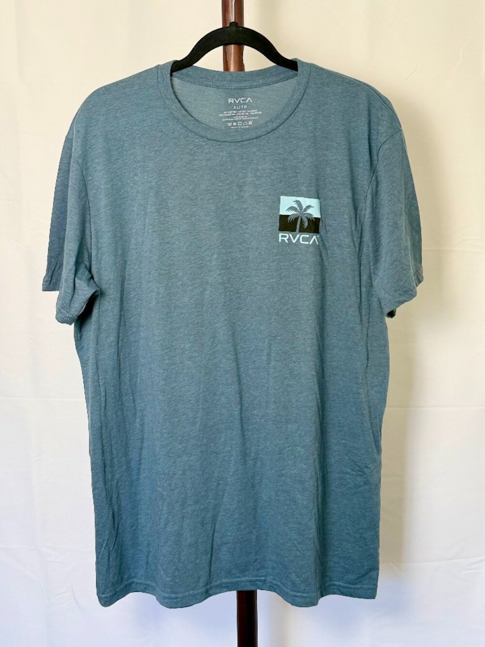 RVCA | Palm Graphic Tee Blue | Size XL